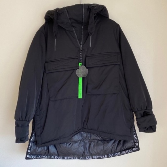 Zara Recycled Capsule Padded Parka Small Medium - Picture 4 of 16